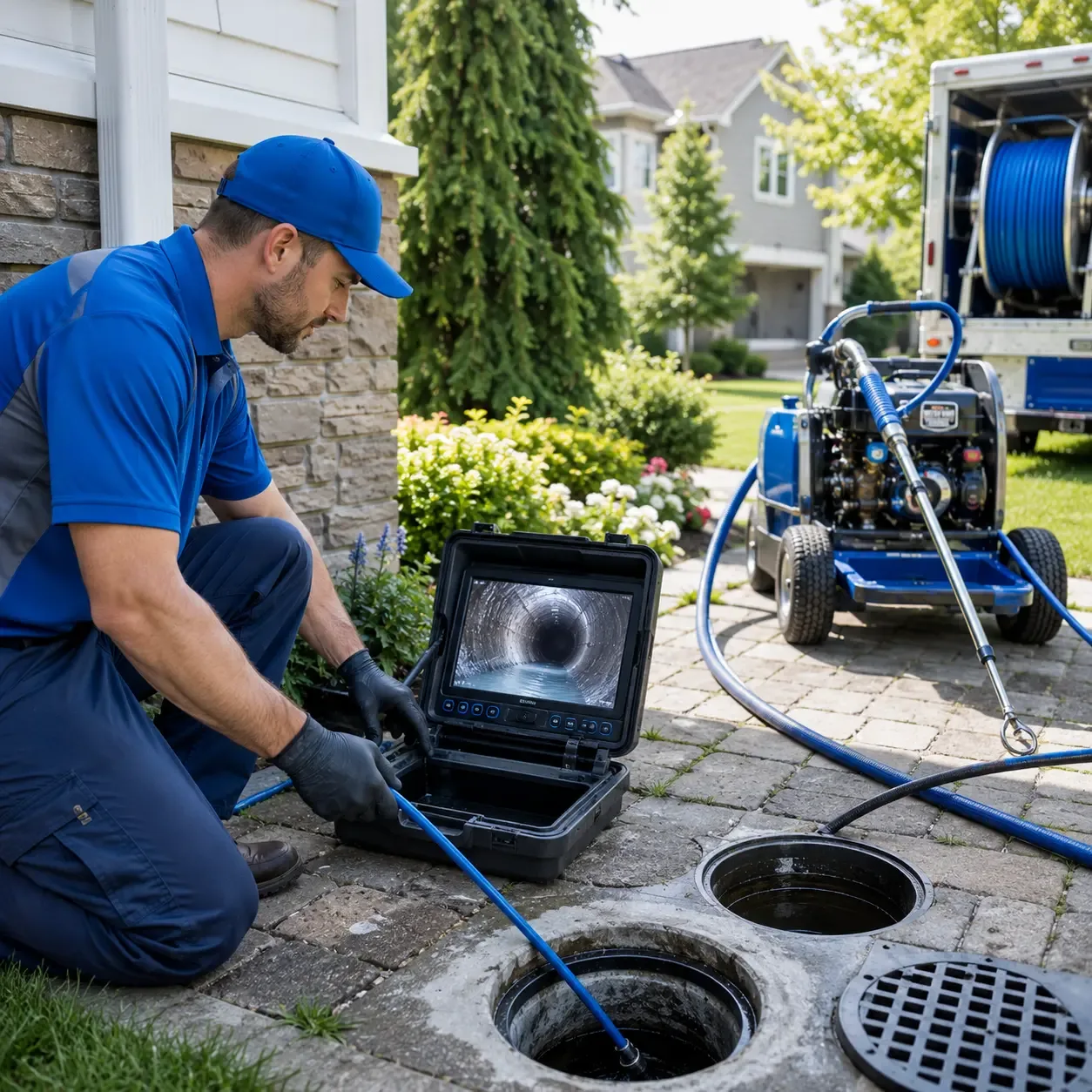 Outdoor drain cleaning professionals serving Alexander, IL